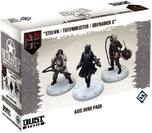 Dust Tactics: Axis Hero Pack – "Stefan / Totenmeister / Grenadier X" box cover