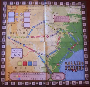 Rolling Freight: Texas Map box cover