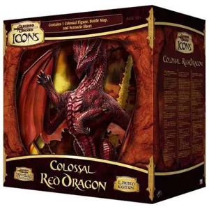 D&D Miniatures Icons: Colossal Red Dragon box cover