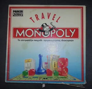 Travel Monopoly box cover