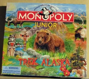 Monopoly Junior: Trek Alaska box cover