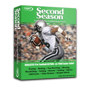 Second Season Pro Football Game box cover