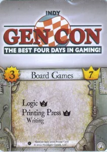 Legacy: Gears of Time – Gen Con Indy Promo Card box cover