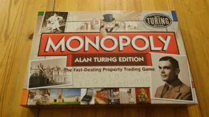 Monopoly: Alan Turing Edition box cover