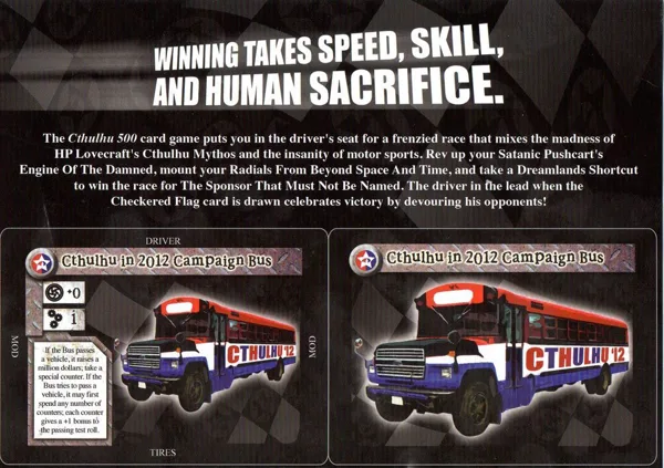 Cthulhu in 2012 Campaign Bus