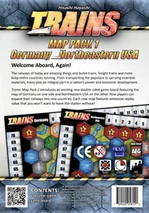 Trains: Map Pack 1 – Germany/Northeastern USA box cover