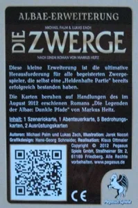 Die Zwerge: Albae Expansion box cover