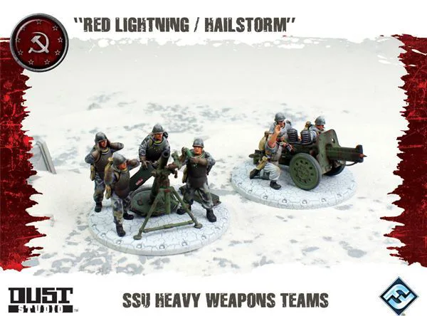 Dust Tactics: SSU Heavy Weapons Team – "Red Lightning / Hailstorm"
