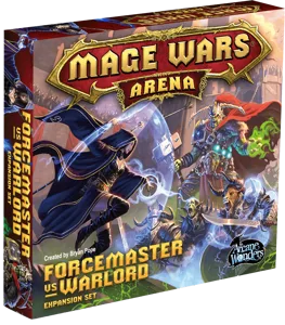 Mage Wars Arena: Forcemaster vs Warlord Expansion Set box cover