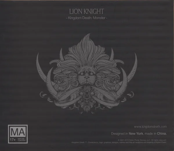 Kingdom Death: Monster – Lion Knight Expansion