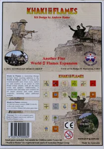 Khaki in Flames box cover