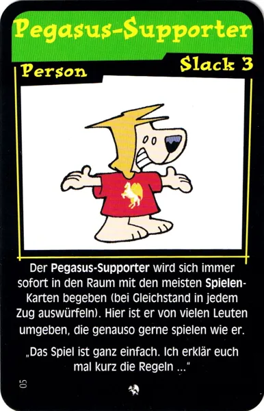 Chez Geek: Promokarte Pegasus-Supporter