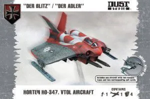 Dust Tactics: Horten HO-347 – "Der Blitz" / "Der Adler" box cover