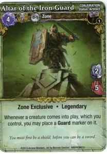 Mage Wars: Altar of the Iron Guard Promo Card box cover