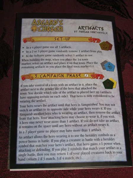 Asgard's Chosen: Artifacts