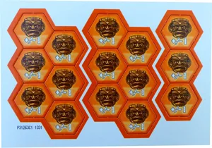 Bora Bora: Orange God Tiles