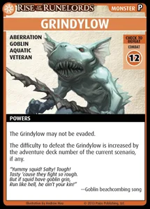 Pathfinder Adventure Card Game: Rise of the Runelords – "Grindylow" Promo Card box cover