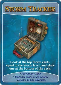 Forbidden Desert: Storm Tracker Gear Card box cover