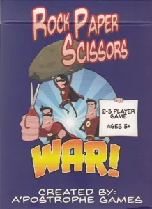 Rock, Paper, Scissors, War! box cover