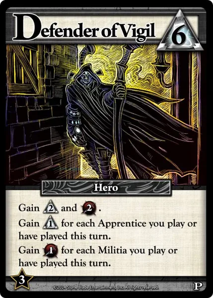 Ascension: Chronicle of the Godslayer – Defender of Vigil Promo Card