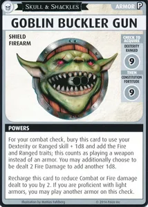 Pathfinder Adventure Card Game: Skull & Shackles – "Goblin Buckler Gun" Promo Card box cover