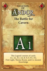 Legends of Andor: The Battle for Cavern box cover