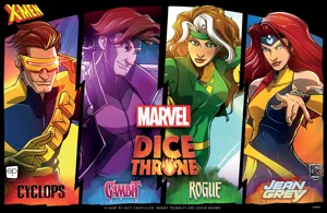Marvel Dice Throne: X-Men – Cyclops v. Gambit v. Rogue v. Jean Grey box cover
