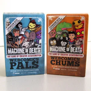 Machine of Death: The Game of Creative Assassination – Webcomics Pals box cover