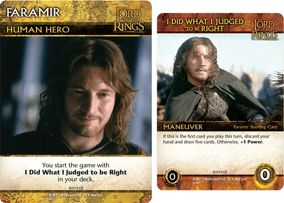 The Lord of the Rings: The Return of the King Deck-Building Game – Faramir Promos