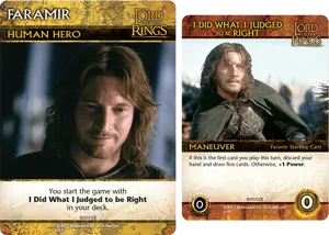 The Lord of the Rings: The Return of the King Deck-Building Game – Faramir Promos box cover