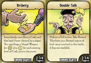 Battle Merchants: Bribery & Double Talk Promo Cards box cover