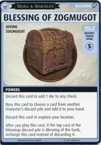 Pathfinder Adventure Card Game: Skull & Shackles – "Blessing of Zogmugot" Promo Card box cover