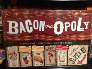 Bacon-Opoly box cover