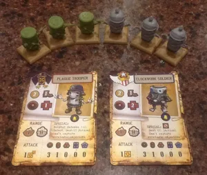 Rivet Wars: Clockwork Soldiers vs. Plague Troopers box cover