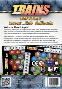 Trains: Map Pack 2 – Europe/Italy/California box cover