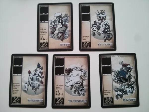 Oddball Aeronauts: Snowtide Event Cards