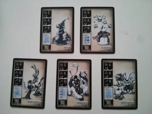 Oddball Aeronauts: Snowtide Mercenary Cards