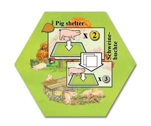 Keyflower: Pig Shelter box cover