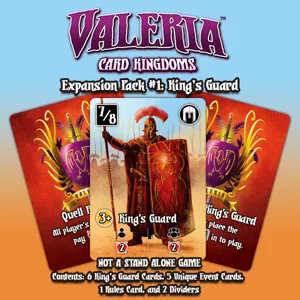 Valeria: Card Kingdoms – Expansion Pack #01: King's Guard box cover