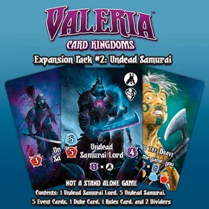 Valeria: Card Kingdoms – Expansion Pack #02: Undead Samurai box cover