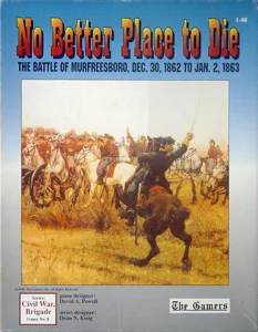 No Better Place to Die: The Battle of Murfreesboro box cover