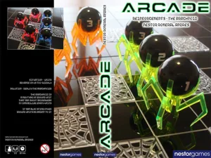 Arcade: Reinforcements – The Arachnoid box cover
