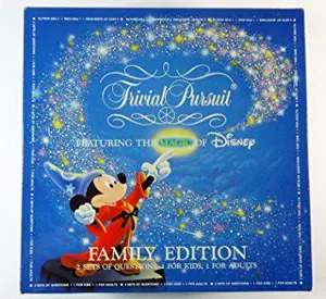 Trivial Pursuit: Family Edition Featuring the Magic of Disney box cover