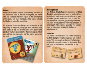 Ninja Camp: Badges and Activities box cover
