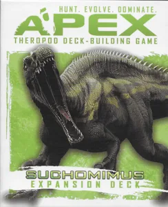 Apex Theropod Deck-Building Game: Suchomimus Expansion Deck box cover