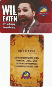 Don't Turn Your Back: Don't Be a Wick – International Tabletop Day 2016 Promo box cover