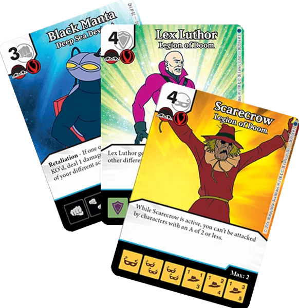DC Comics Dice Masters: Classic Legion of Doom Promo Cards