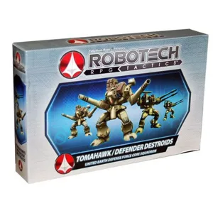 Robotech RPG Tactics: UEDF Tomahawk / Defender Destroids box cover