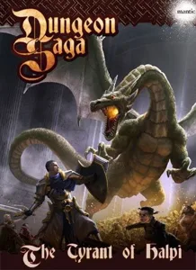Dungeon Saga: The Tyrant of Halpi box cover