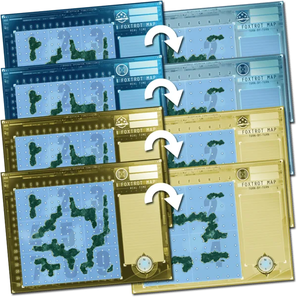 Captain Sonar: Foxtrot Map